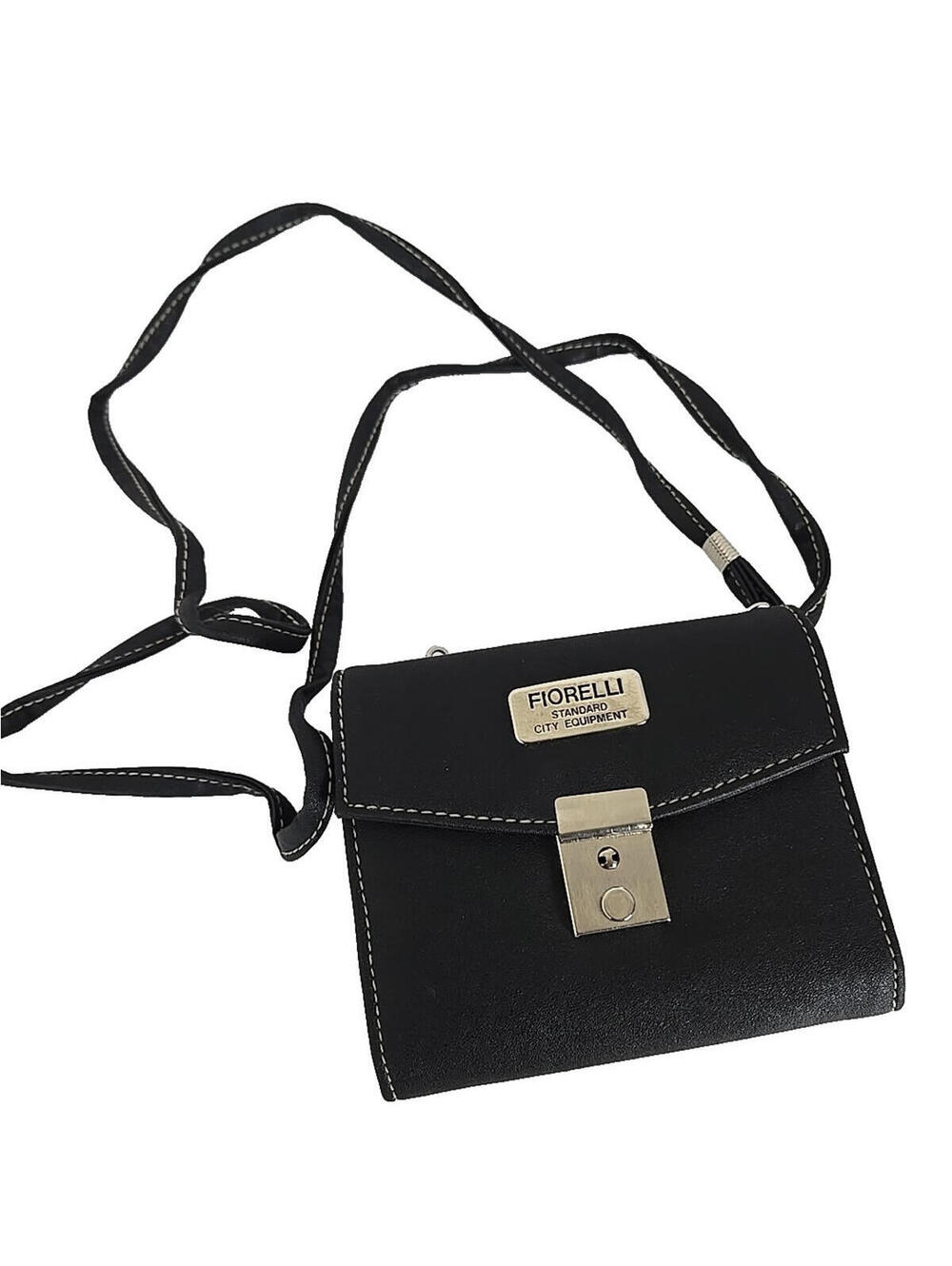 Fiorelli Standard City Equipment Black Small Mini Crossbody Black Bag Purse